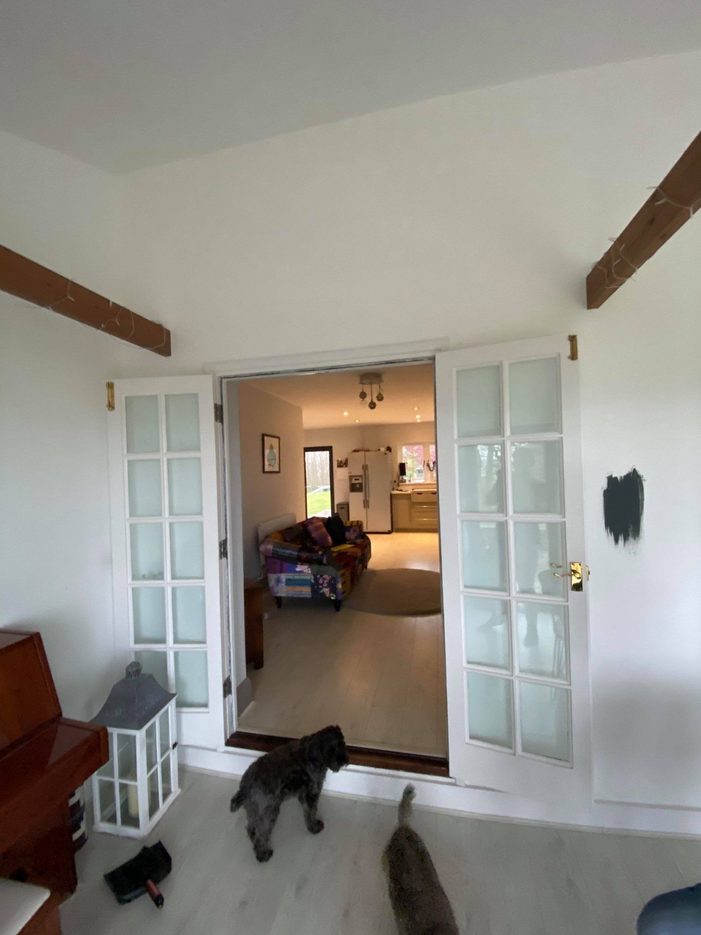 half completed floor
