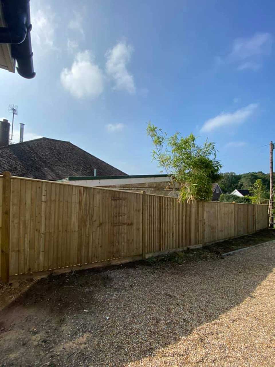 tall fence