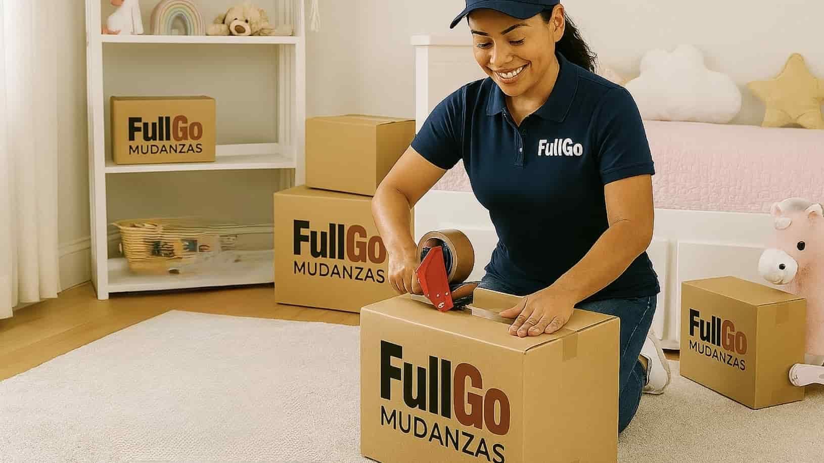 Equipo profesional de Fullgo Mudanzas embalando muebles con protectores especiales