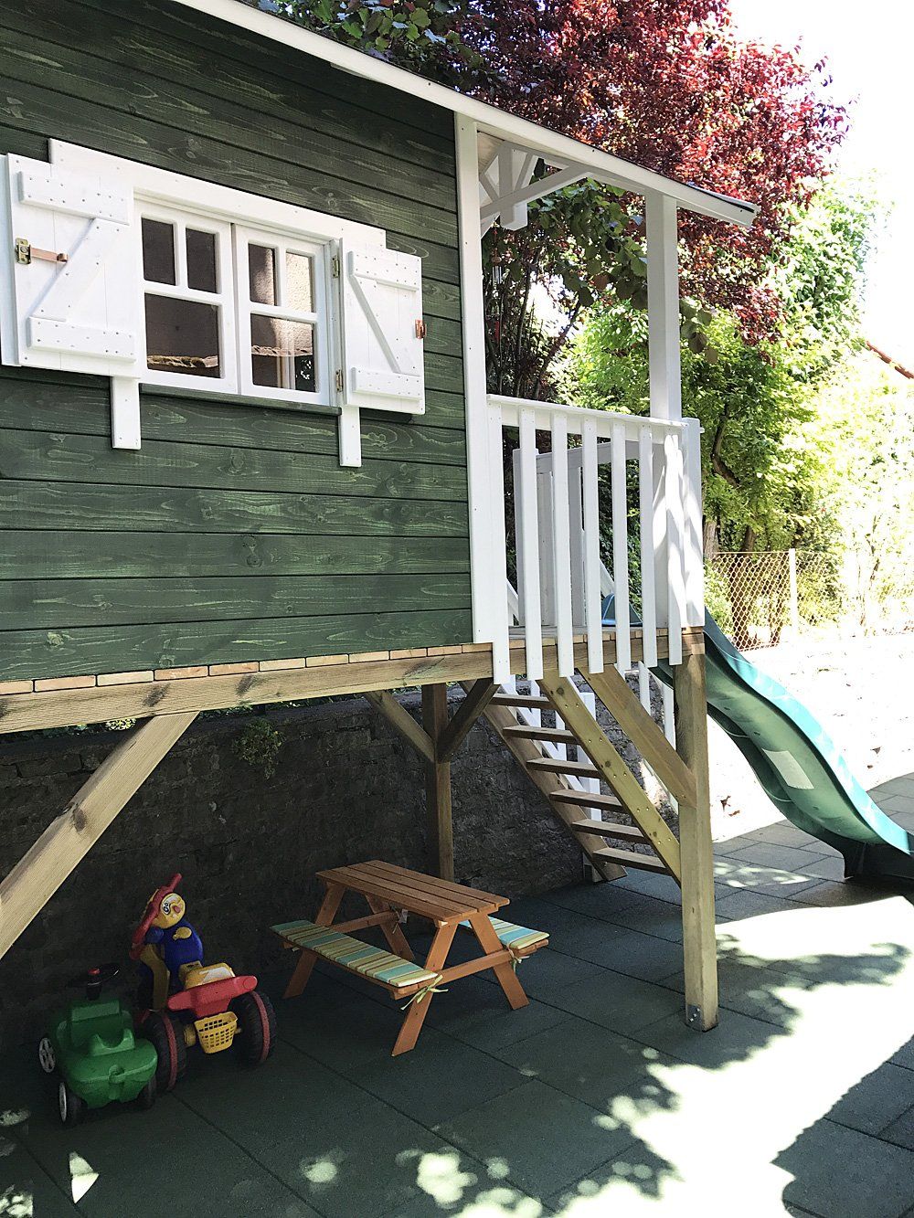 Für die Kinder ein Spielplatz in Ihrem Garten oder Hof, mit Rutsche - Spielhaus von Kasohaus - 35325 Mücke - Hessen