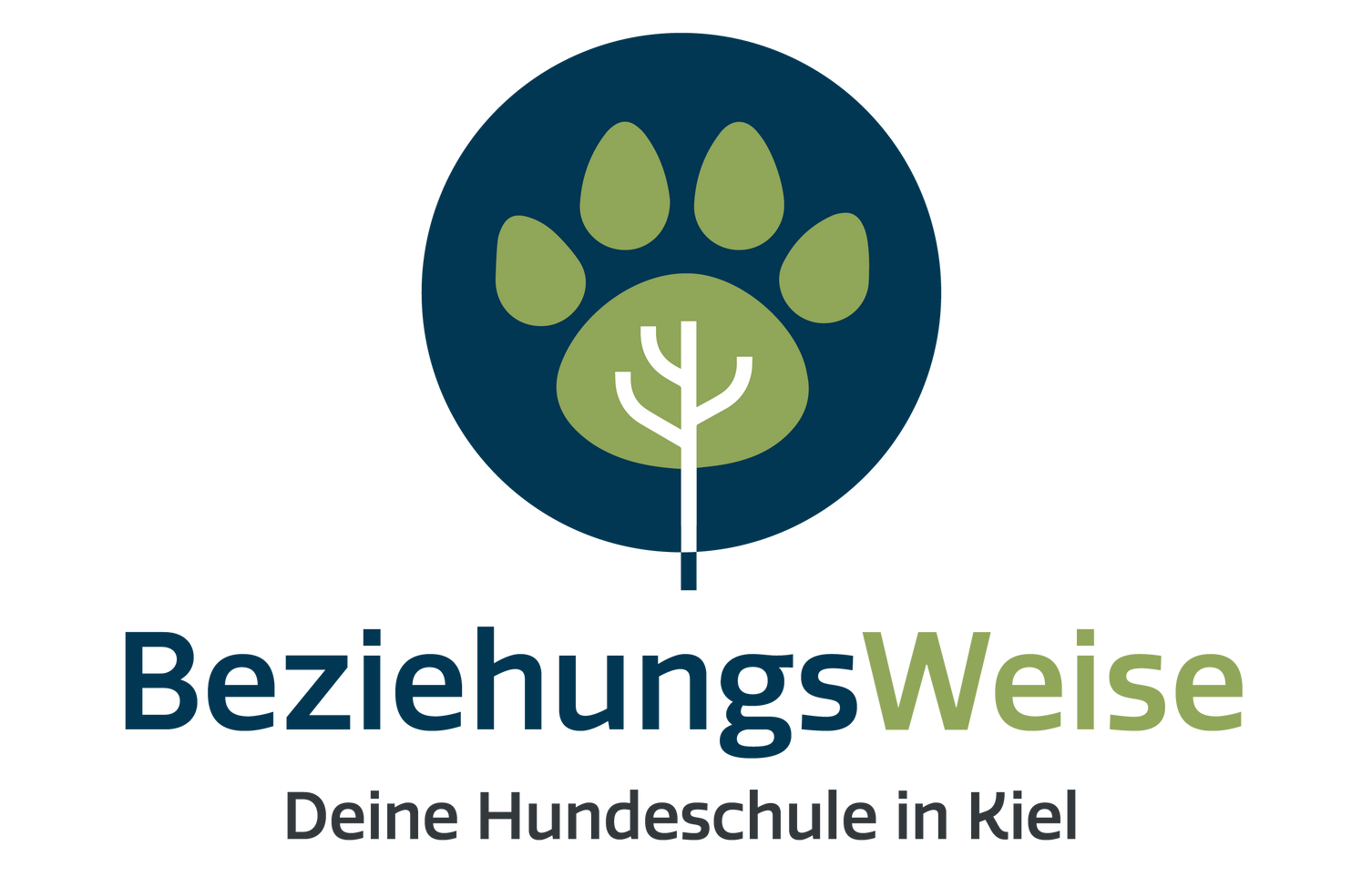 Logo BeziehungsWeise - Deine Hundeschule in Kiel für artgerechte Hundeerziehung