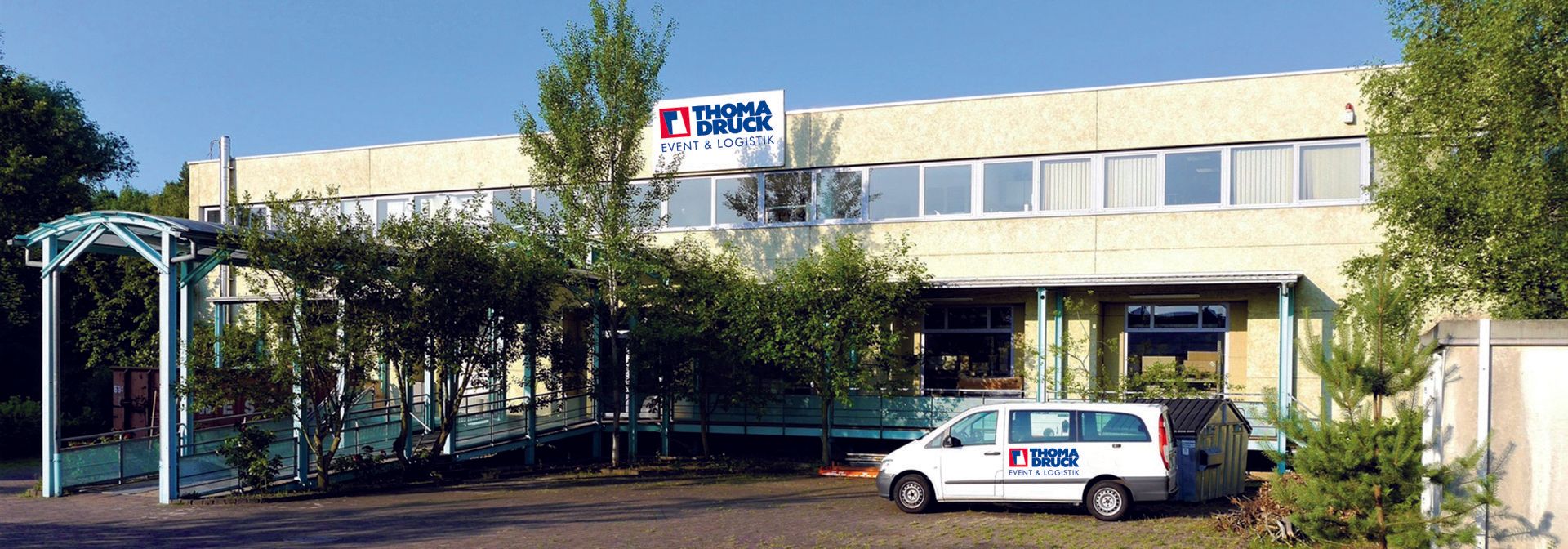 Unser Standort von Thoma Druck Event & Logistik in Rodgau Nieder-Roden, Gutenbergring 3.
