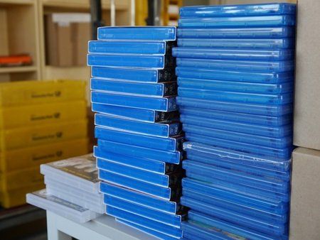 Konfektionierung von DVDs