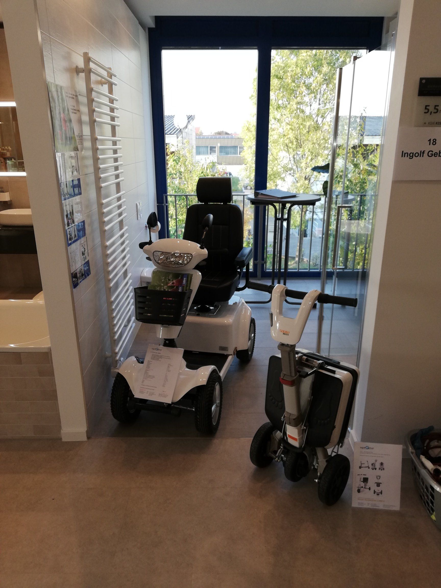 Ausstellung bei der Messe fildErleben in Denkendorf, L+G Scooter Seniorenmobile, Seniorenmobile Esslingen