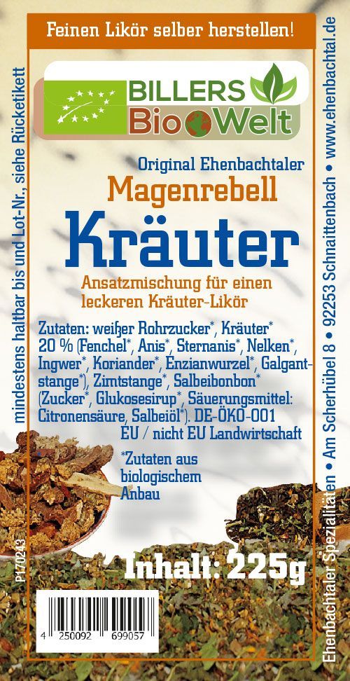 Erich Biller, Ehenbachtal.de, Bio Ansatzmischung,Bio Magenrebell Kräuter Erich Biller, Ehenbachtal.de, Bio Ansatzmischung,Bio Magenrebell Kräuter, Bio, Dipp, Sirup, Gemüsereform, Pfannenbrot, Pfannkuchen, Muffin, Gewürzmischung, BB Cup, Pasta Avanti, Curry,