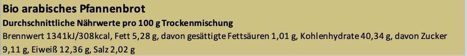 Erich Biller Teig Mix Für Pfannenbrot, ganz einfach selber machen Erich Biller, Ehenbachtal.de, Bio Pfannenbrot Teig Mix, Teigmischung, arabisches Pfannenbrot, BB Cup, Sirup, Dipp, Pfannkuchen, Muffin, Magenrebell