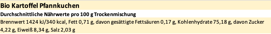 Erich Biller, Ehenbachtal.de, Bio Pfannkuchen Teig Mix, Teigmischung, Kartoffel, vegan, glutenfrei, Erich Biller, Ehenbachtal.de, Bio Pfannkuchen Teig Mix, Teigmischung, Kartoffel, vegan, glutenfrei, Gewürzmischung, BB Cup, Pasta Avanti, Curry, Sirup, Pfannenbrot, Muffin, Magenrebell
