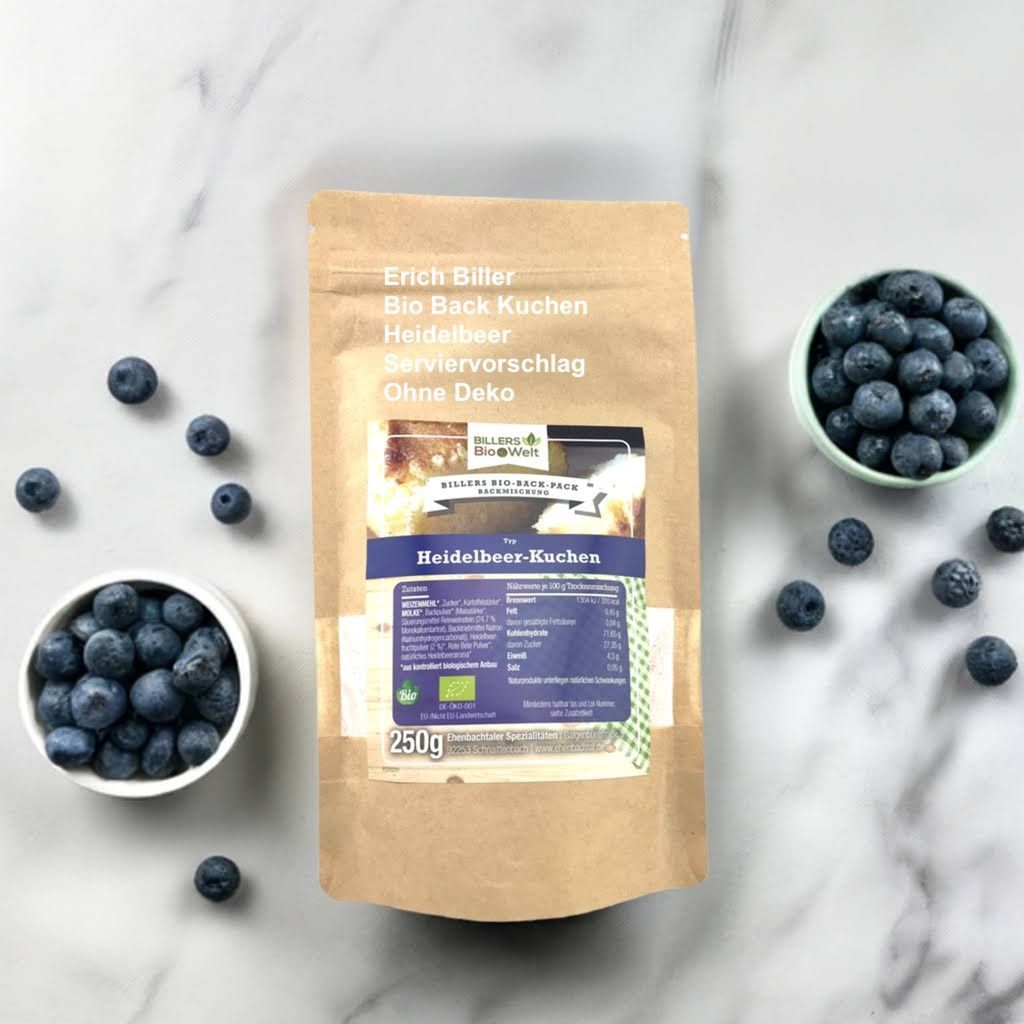 Die Praktischen Nachfüllpackungen für unsere Erich Biller Bio Back Pack Kuchen Heidelbeer Kuchen Erich Biller, ehenbachtal.de, Bio Back Pack Kuchen, Heidelbeer Kuchen, Magenrebell, Pasta Avanti, Öl, Pfannenbrot, Pfannkuche