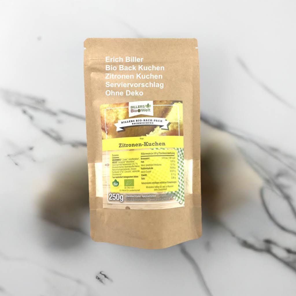 Die Praktischen Nachfüllpackungen für unsere Erich Biller Bio Back Pack Kuchen Zitronen Kuchen Erich Biller, ehenbachtal.de, Bio Back Pack Kuchen, Zitronen Kuchen, Magenrebell, Pasta Avanti, Öl, Pfannenbrot, Pfannkuchen