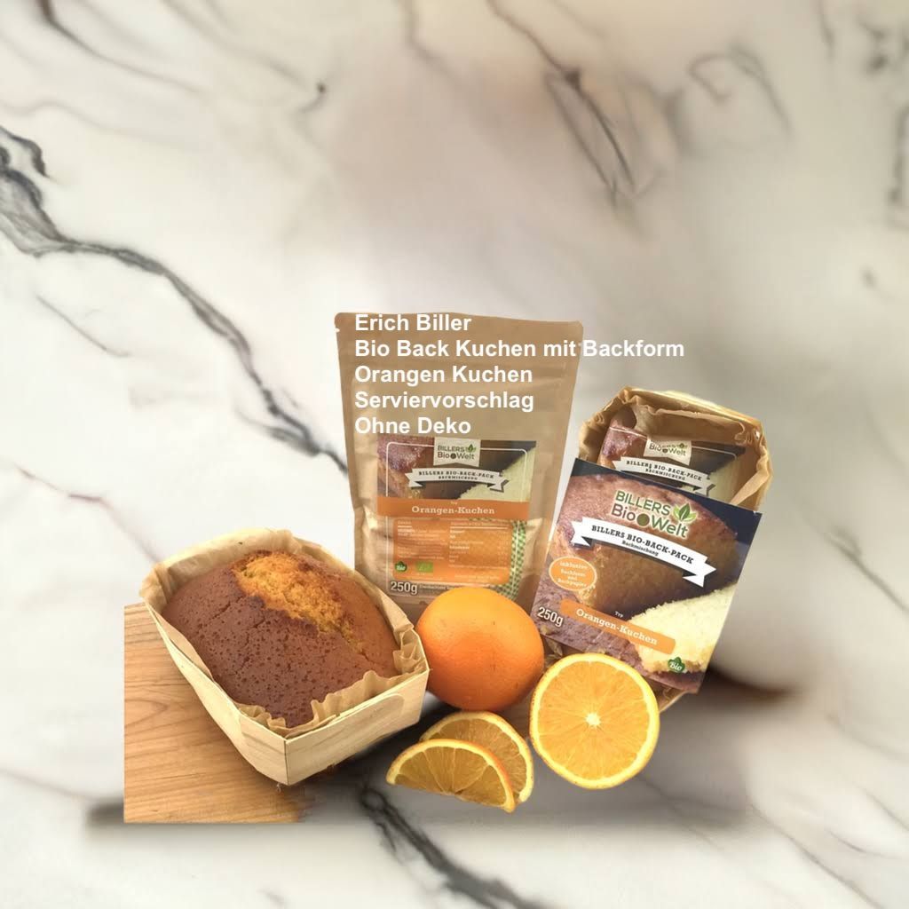 Erich Biller Serviervorschlag Bio Back Pack Kuchen Oma Kuchen