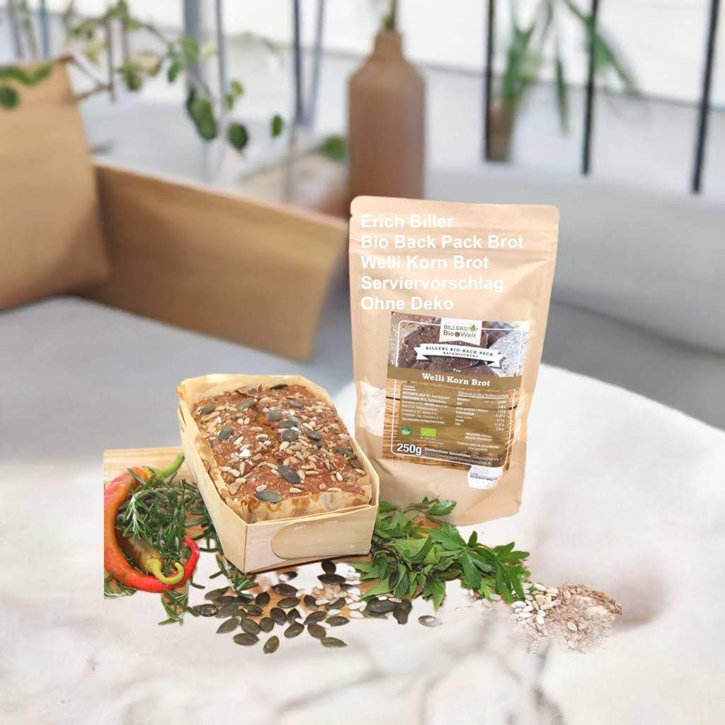 Erich Biller, ehenbachtal.de, Bio Back Pack Brot, Welli Korn Erich Biller, ehenbachtal.de, Bio Back Pack Brot, Welli Korn, Magenrebell, Öl, Pasta Avanti, Pfannenbrot, Pfannkuchen