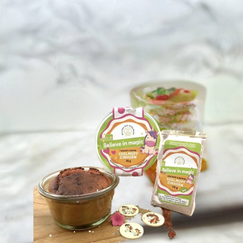 Erich Biller, ehenbachtal.de, Guglmupf, Einhorn, Muffin, Erich Biller, ehenbachtal.de, Guglmupf, Einhorn, Muffin, Magenrebell, Öl, Pasta Avanti, Pfannenbrot, Pfannkuchen, Teig Mix, Brot,