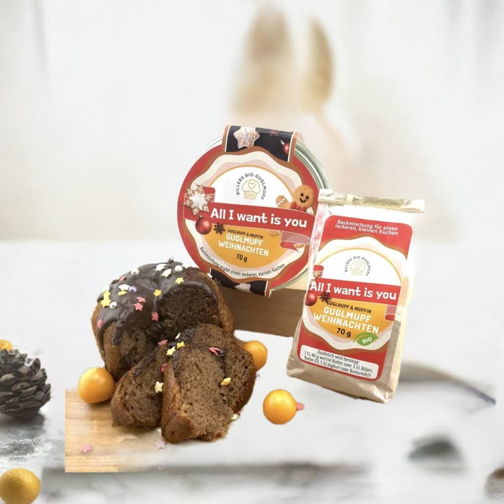 Erich Biller, ehenbachtal.de, Guglmupf  im Glas, Muffin, Weihnachten Erich Biller, ehenbachtal.de, Guglmupf  im Glas, Muffin, Weihnachten, Magenrebell, Öl, Pasta Avanti, Pfannenbrot, Pfannkuchen, Teig Mix, Brot,