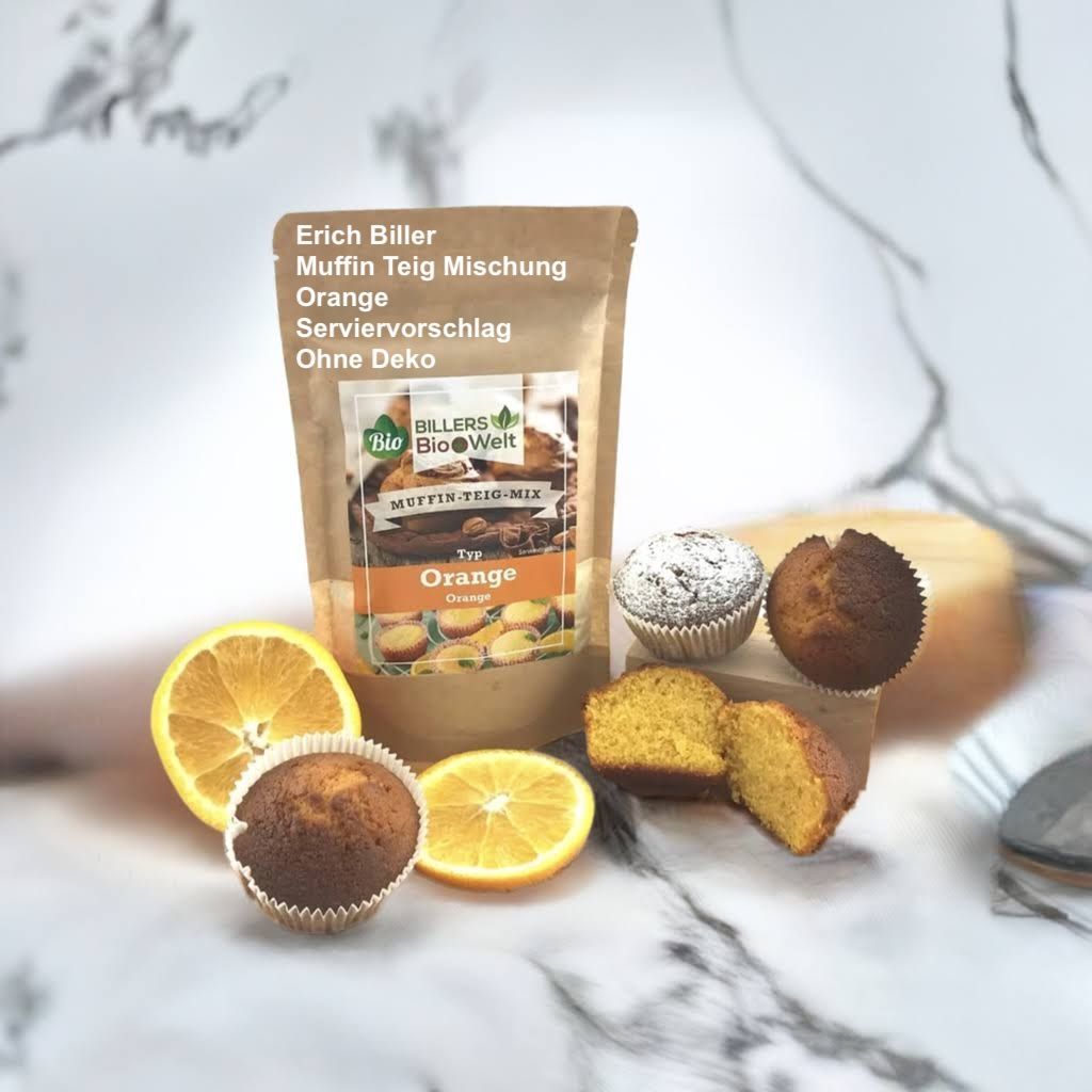 Erich Biller, ehenbachtal.de, Bio Muffin Teig Mix, Backmischung, Orange Erich Biller, ehenbachtal.de, Bio Muffin Teig Mix, Backmischung, Orange, Magenrebell, Öl, Pasta Avanti, Pfannenbrot, Gemüsereform