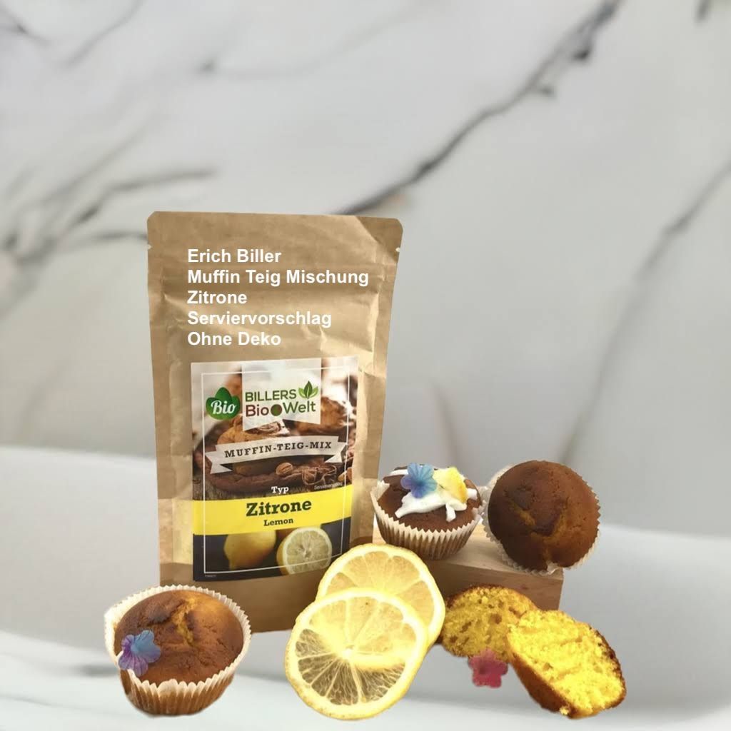 Erich Biller, ehenbachtal.de, Bio Muffin Teig Mix, Backmischung, Zitrone Erich Biller, ehenbachtal.de, Bio Muffin Teig Mix, Backmischung, Zitrone, Magenrebell, Öl, Pasta Avanti, Pfannenbrot, Gemüsereform