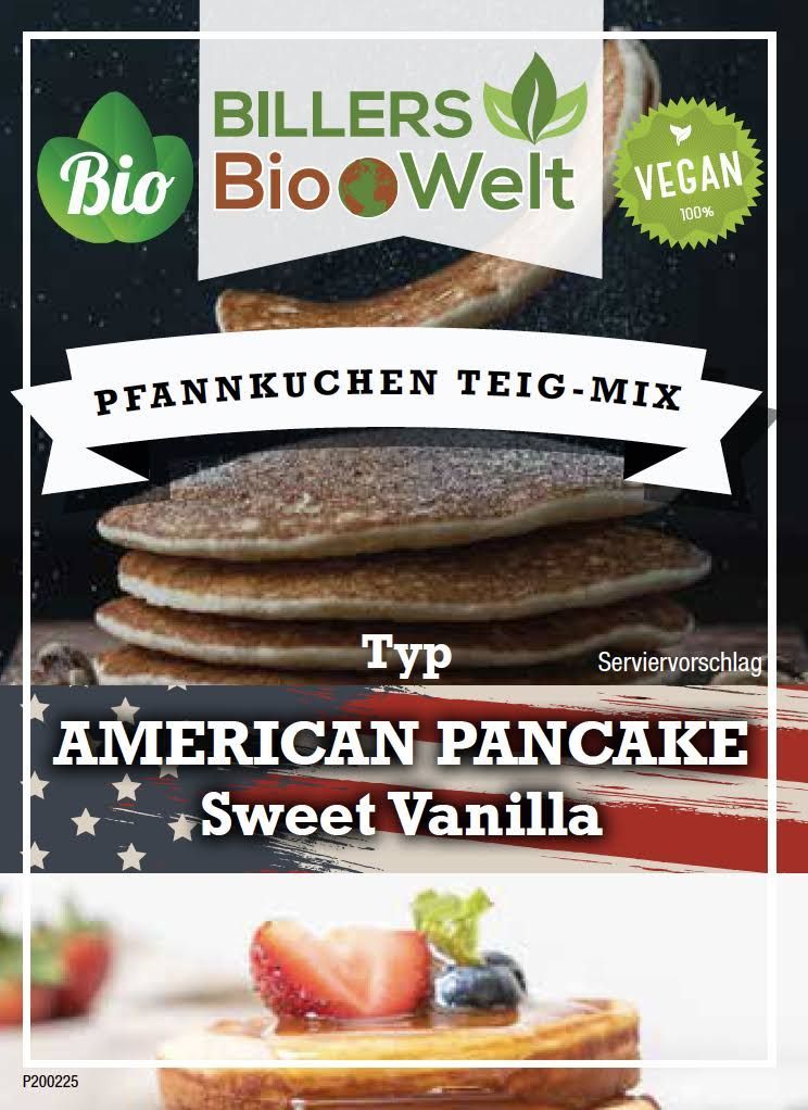 Erich Biller, ehenbachtal.de, Bio, Pfannkuchen Teig Mix, Teigmischung, American Pancake Sweet Vanilla, vegan Erich Biller, ehenbachtal.de, Bio, Pfannkuchen Teig Mix, Teigmischung, American Pancake Sweet Vanilla, vegan, Gewürzmischung, BB Cup, Dipp, Curry, Magenrebell, Pasta Avanti, Pfannenbrot, Gemüsereform