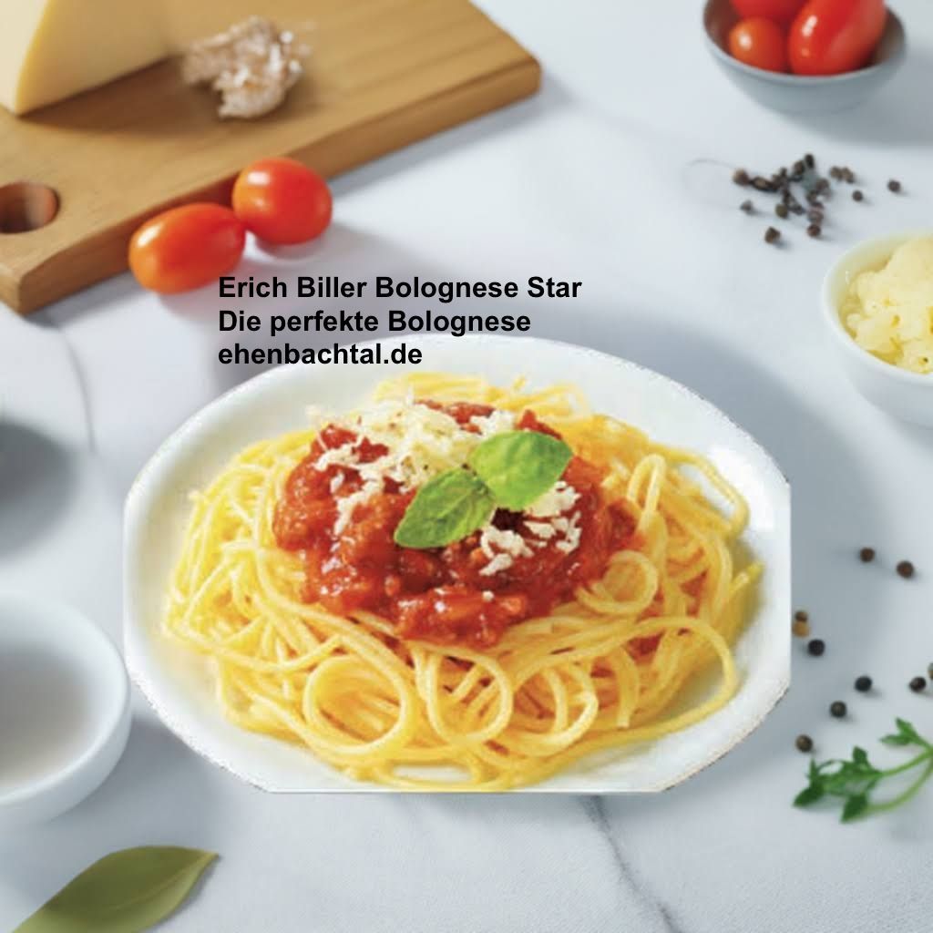 Erich Biller, ehenbachtal.de, Pasta Avanti Erich Biller Pasta Avanti Bolognese Star Serviervorschlag