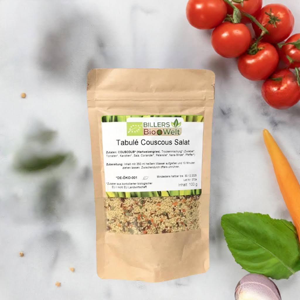 Erich Biller, Ehenbachtal.de, Bio Veggy Time, Tabule Couscous Salat, Fertiggericht, Bio Erich Biller, Ehenbachtal.de, Bio Veggy Time, Tabule Couscous Salat, Fertiggericht, Bio, Dipp, Sirup, Gemüsereform,  Pfannenbrot, Pfannkuchen, Muffin, Gewürzmischung, BB Cup, Pasta Avanti, Curry,