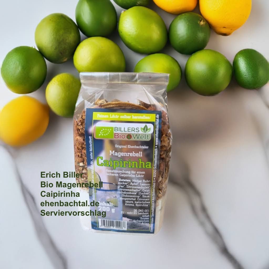 Erich Biller, Ehenbachtal.de, Bio Ansatzmischung, Bio Magenrebell, Caipirinha, Erich Biller, Ehenbachtal.de, Bio Ansatzmischung, Bio Magenrebell, Caipirinha, Bio, Dipp, Sirup, Gemüsereform, Pfannenbrot, Pfannkuchen, Muffin, Gewürzmischung, BB Cup, Pasta Avanti, Curry,