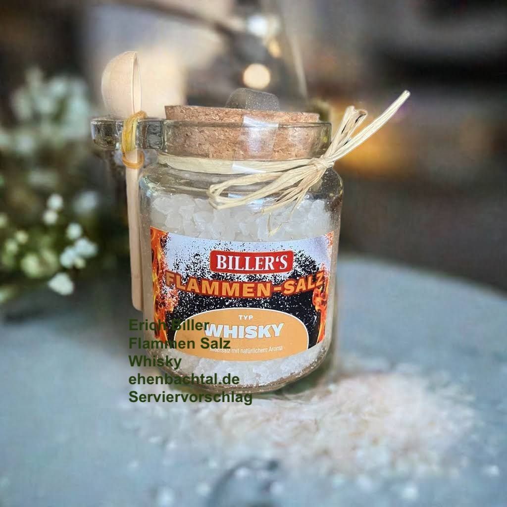 Erich Biller, Ehenbachtal.de, Flammen Salz Whisky Erich Biller, Ehenbachtal.de, Gemüsereform, Gemüsebrühe, 200g,  Dose, Bio, Dipp, Sirup, Gewürzmischung,  Pfannenbrot, Pfannkuchen, Muffin, Gewürzmischung, BB Cup, Pasta Avanti, Curry,