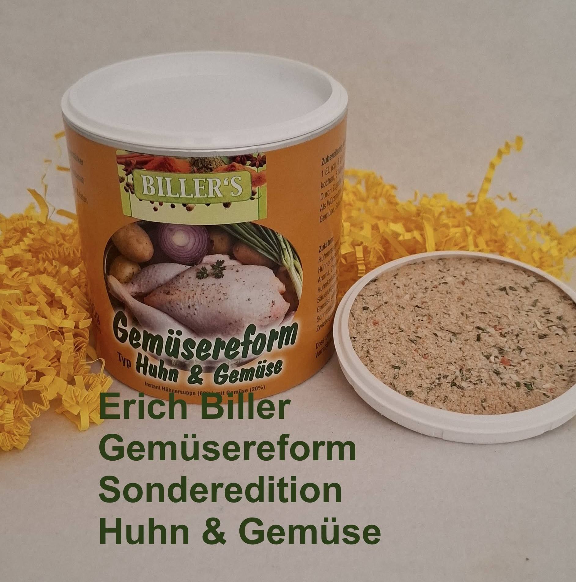 Erich Biller, Ehenbachtal.de, Gemüsereform, Gemüsebrühe, 200g Erich Biller, Ehenbachtal.de, Gemüsereform, Gemüsebrühe, 200g,  Dose, Bio, Dipp, Sirup, Gewürzmischung,  Pfannenbrot, Pfannkuchen, Muffin, Gewürzmischung, BB Cup, Pasta Avanti, Curry,