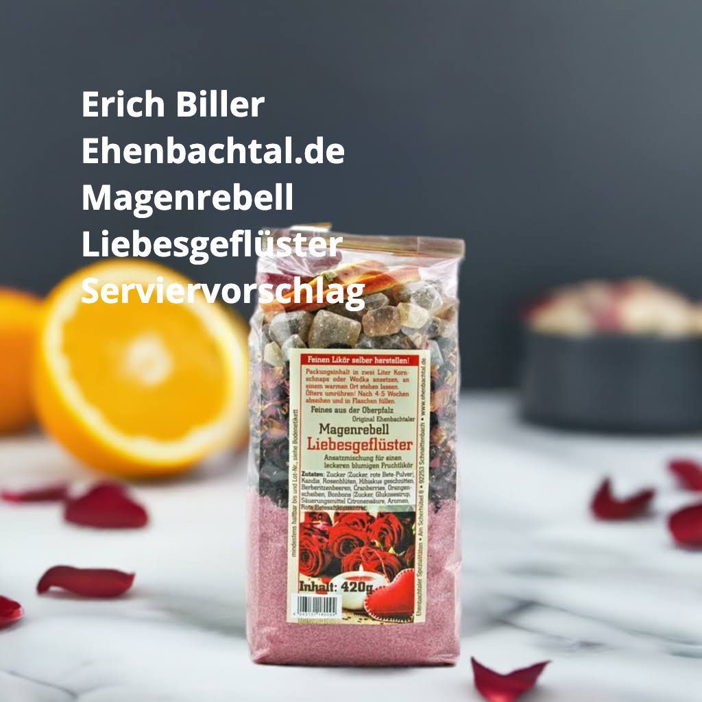 Erich Biller, Ehenbachtal.de, Ansatzmischung, Magenrebell Liebesgeflüster, Erich Biller, Ehenbachtal.de, Ansatzmischung, Magenrebell Liebesgeflüster, Bio, Dipp, Sirup, Gemüsereform, Pfannenbrot, Pfannkuchen, Muffin, Gewürzmischung, BB Cup, Pasta Avanti, Curry,