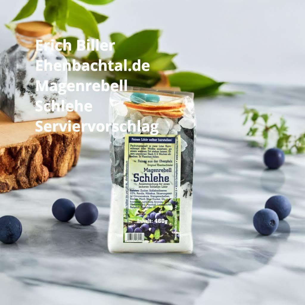 Original Verpackung Erich Biller Magenrebell Schlehe