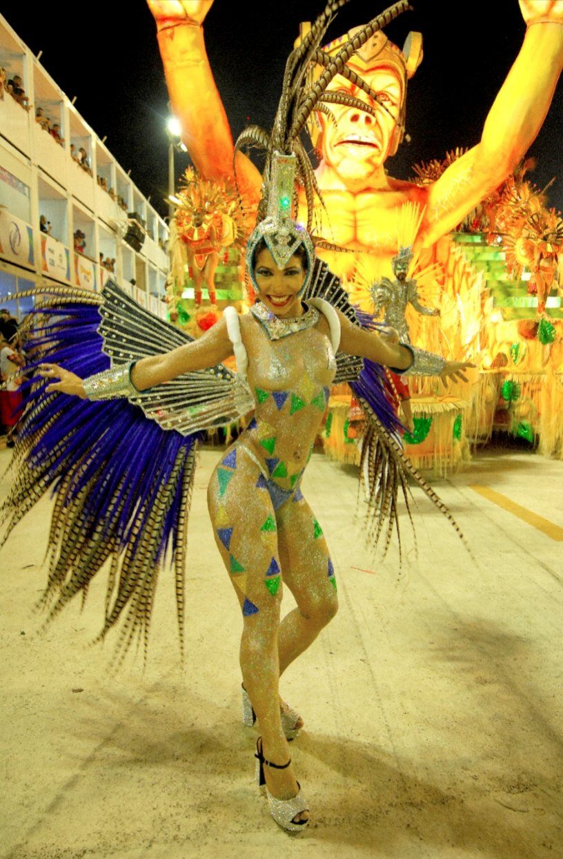 Rio de Janeiro, Samba, Karneval, 2019, Miss, Latina, dance, Bodypainting,