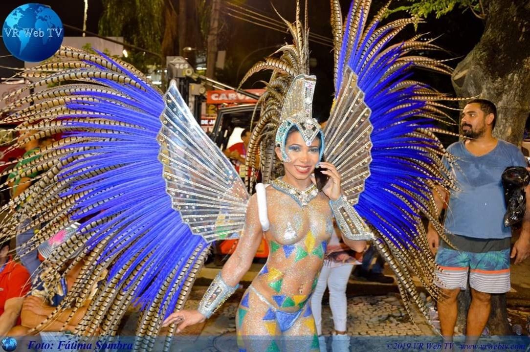 Miss Latinadance beim Karneval in Rio de Janeiro Rio de Janeiro, Samba, Karneval, 2019, Miss, Latina, dance, Bodypainting,