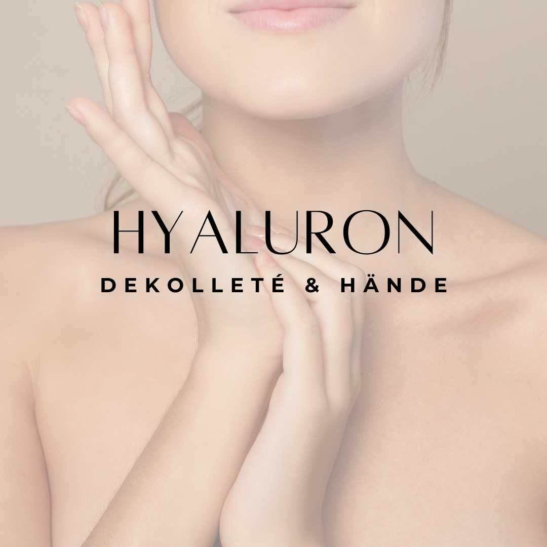 Auch Falten im Bereich des Dekolleté sowie erschlaffte Haut an Hals und Händen können behandelt werden bei Dr. Stolz-Fink in Kastellaun mit Hyaluronsäure-Rejuvenation. 