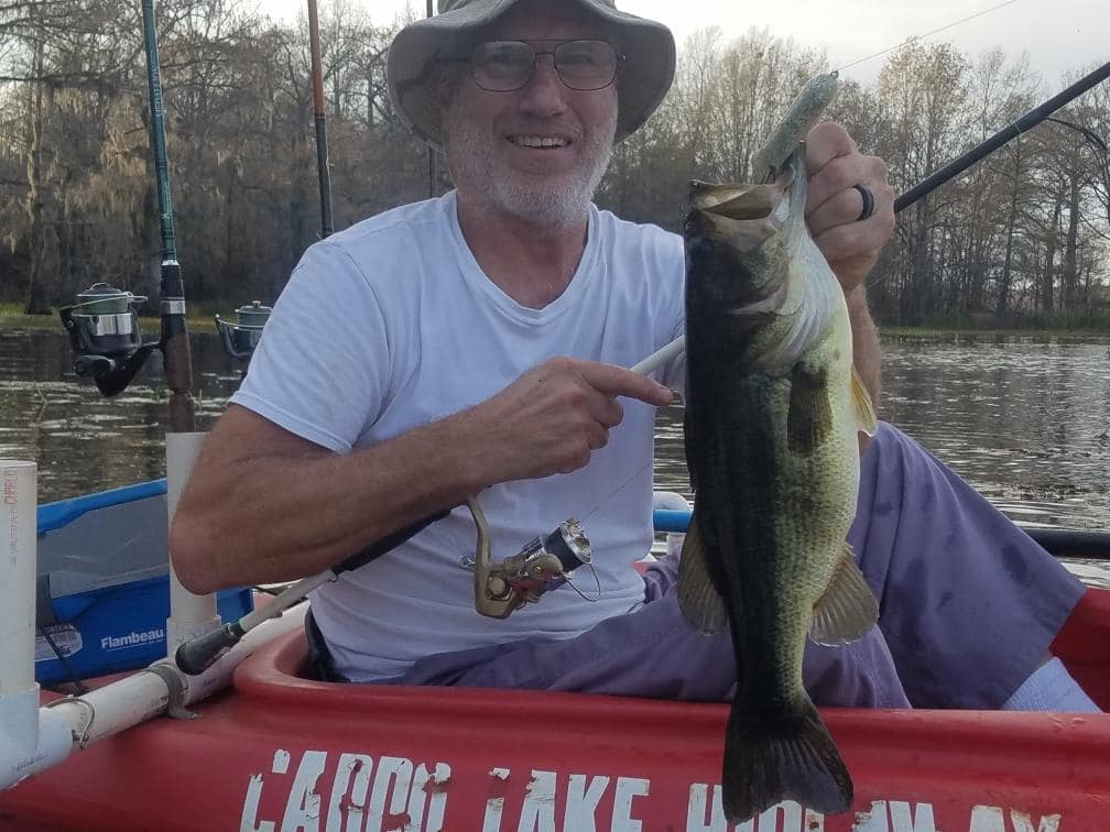 Kayak Fishing on Caddo Lake