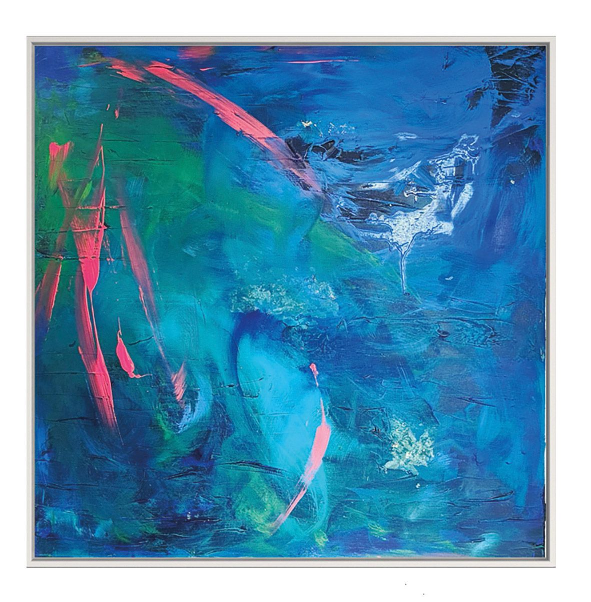 Abstrakes Acrylbild /Mix-Media
Drei Inseln von Christine Marquardt