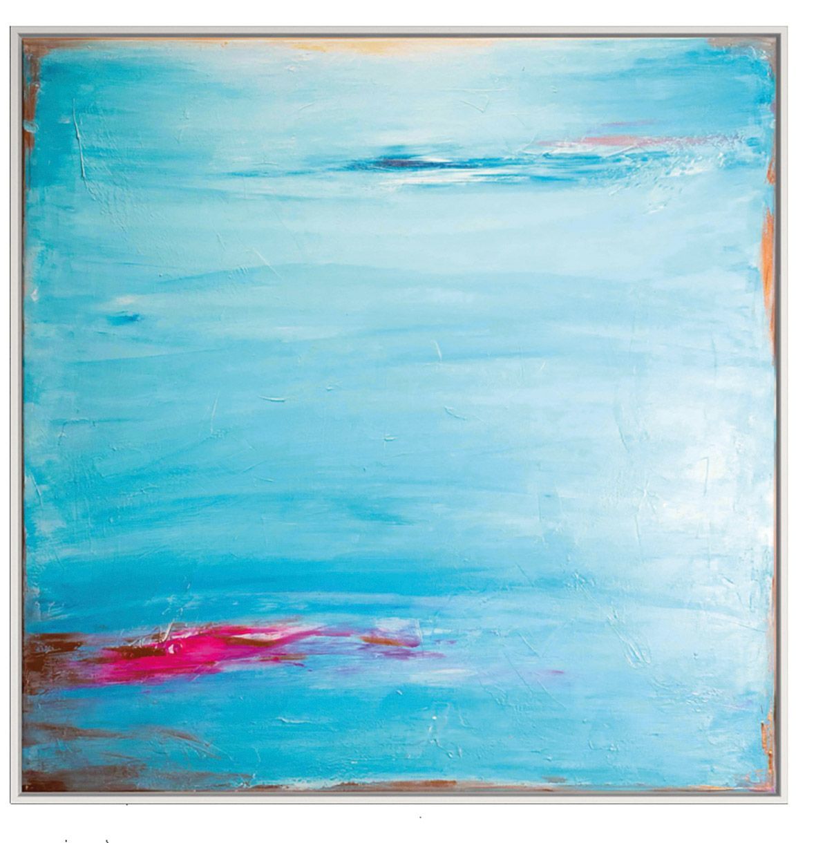 Abstrakes Acrylbild /Mix-Media breeze von Christine Marquardt