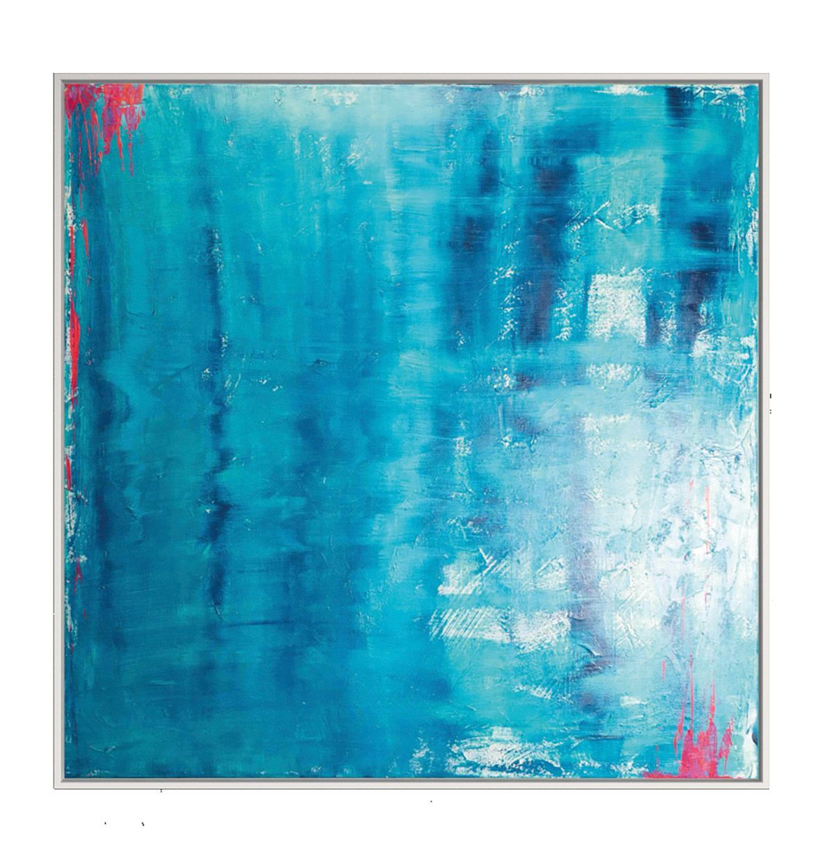 Abstrakes Acrylbild /Mix-Media deep dive von Christine Marquardt