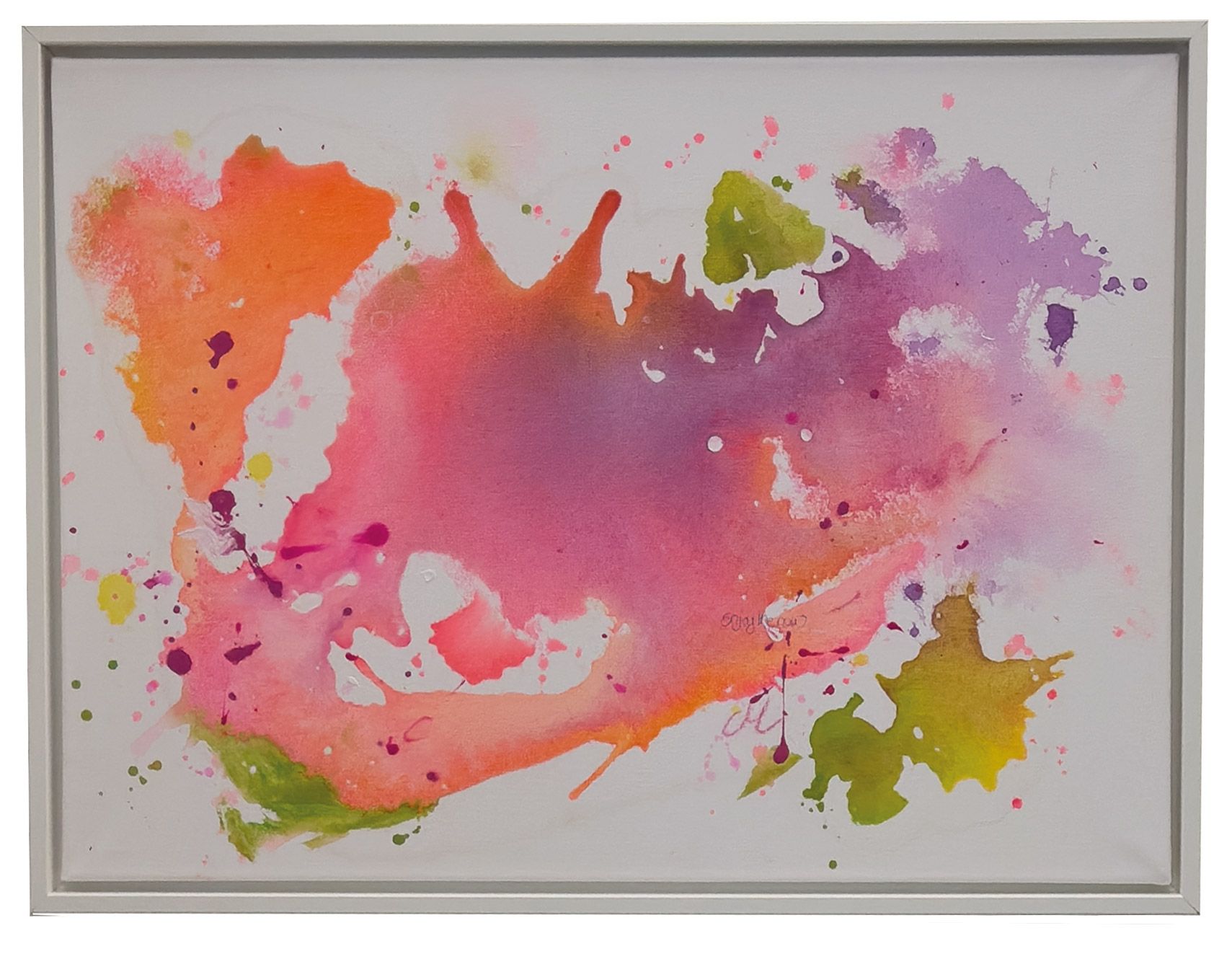 Abstrakes Acrylbild, Enjoy the now von Christine Marquardt