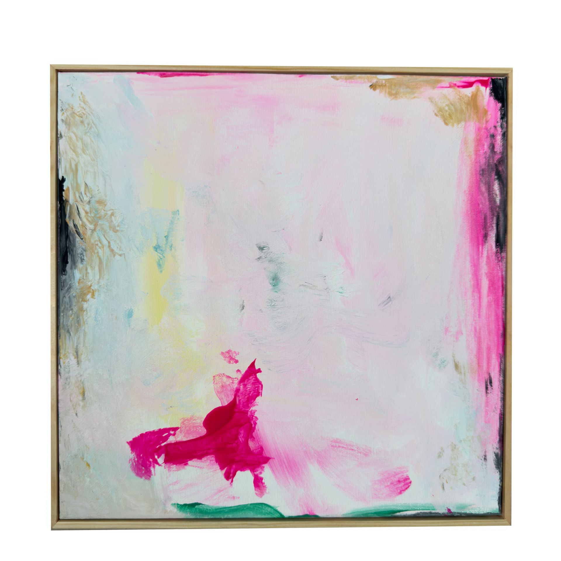 Abstrakes Acrylbyild /Mix-Media Free bird von Christine Marquardt