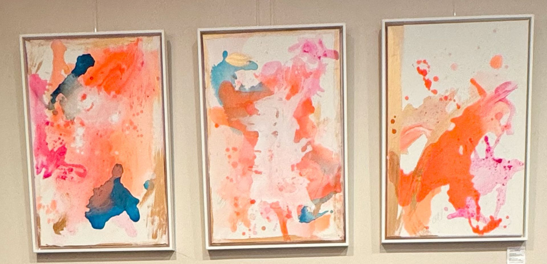 Abstrakes Acrylbild /Mix-Media Just a feeling von Christine Marquardt