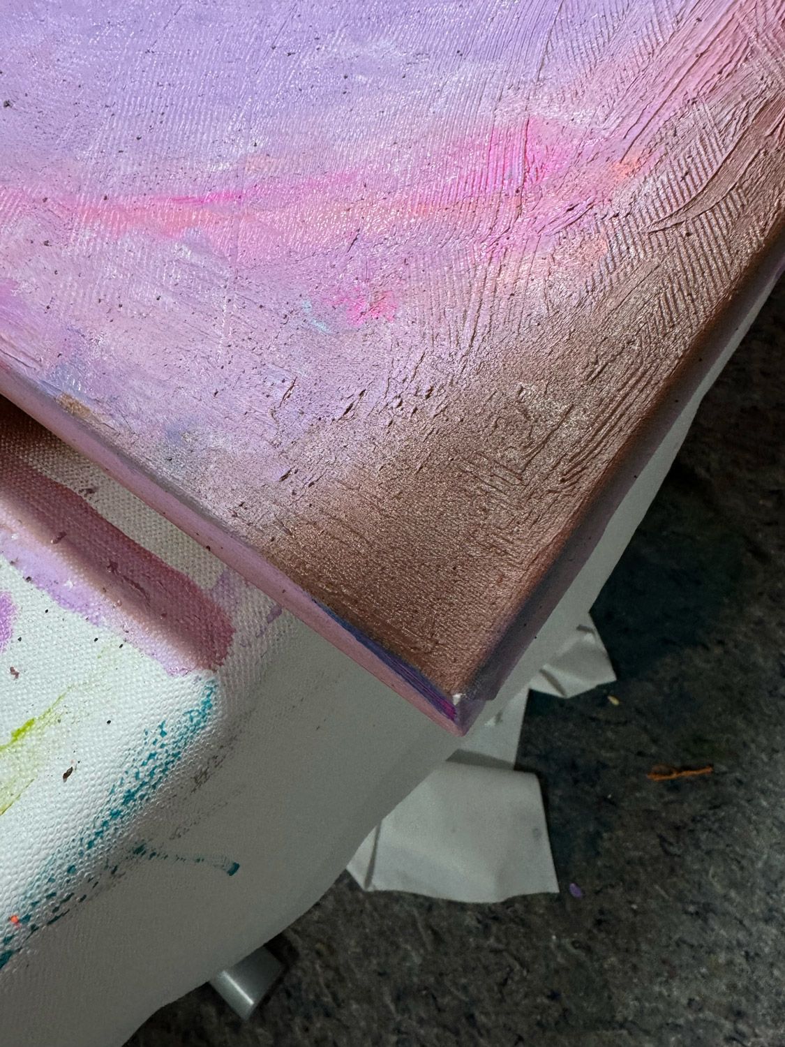 Le beau Temps Acrylbild von Christine Marquardt detail