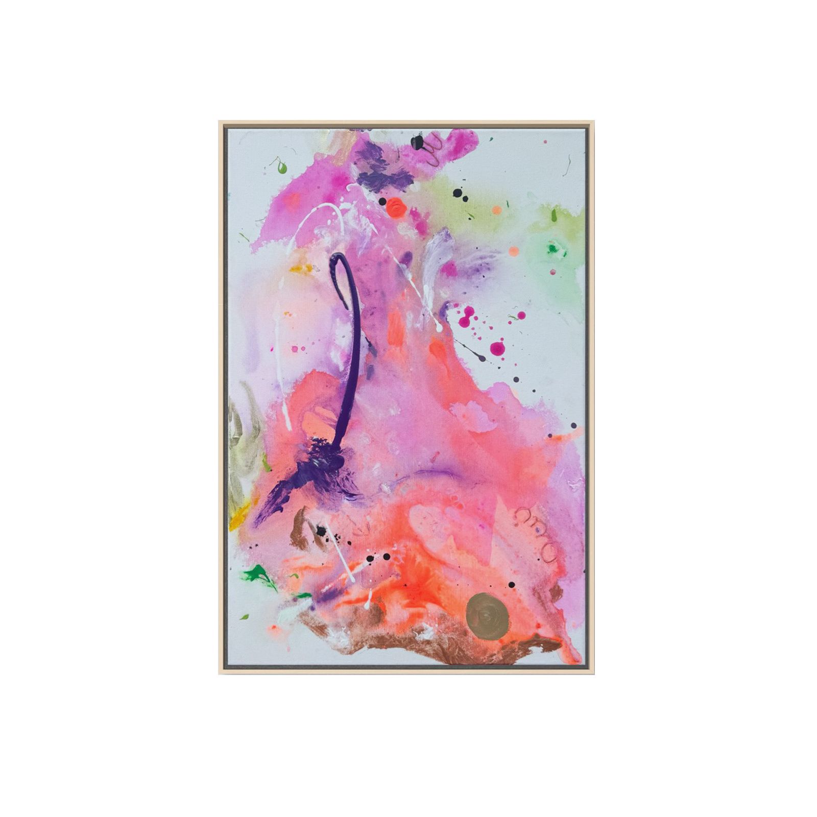 Abstrakes Acrylbild /Mix-Media Miracle von Christine Marquardt