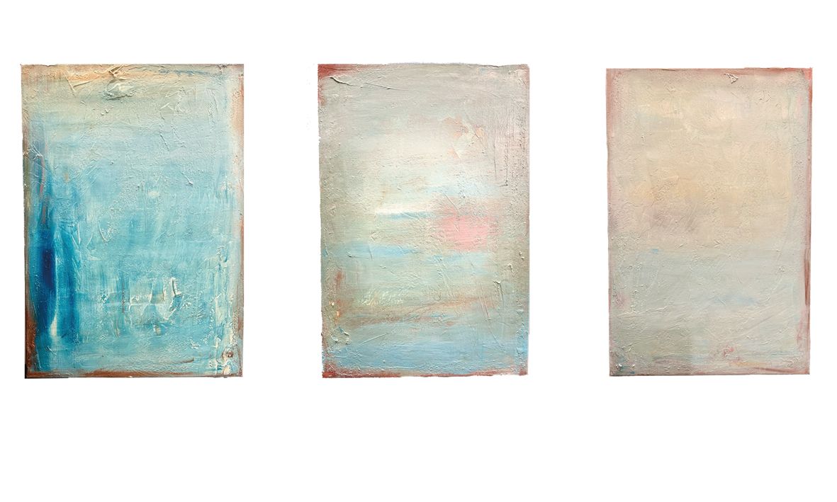 Abstrakes Acrylbild /Mix-Media
underwater von Christine Marquardt