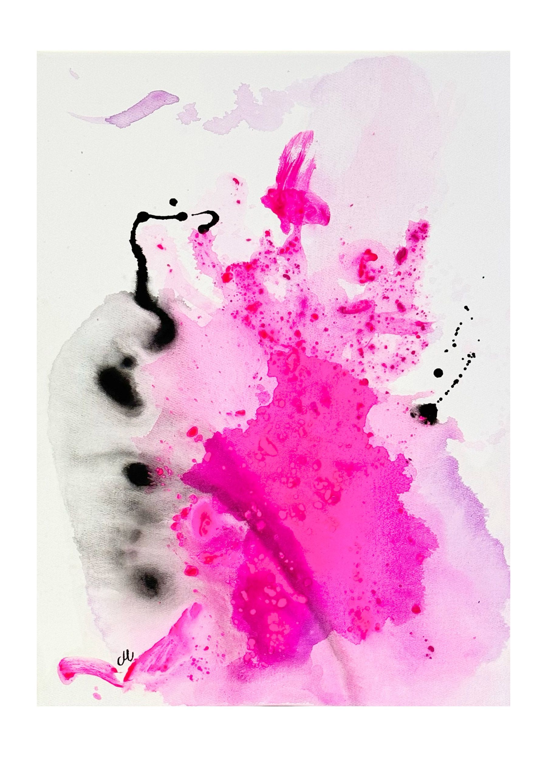 Abstrakes Acrylbild /Mix-Media Orgasm von Christine Marquardt