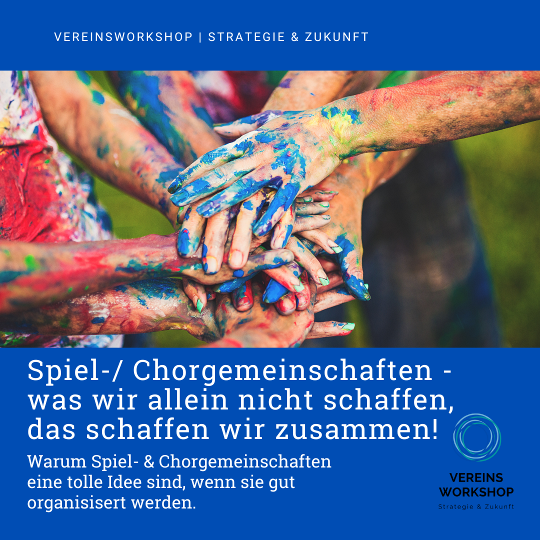 Zusammen als Spiel und Orchestergemeinschaft oder Chorgemeinschaft