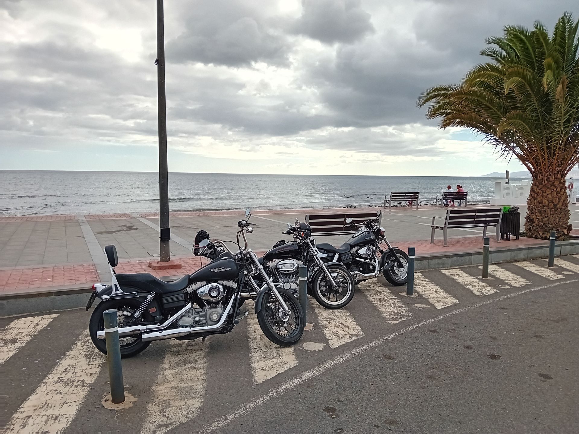 unsere Harley auf Fuerte-Tour
