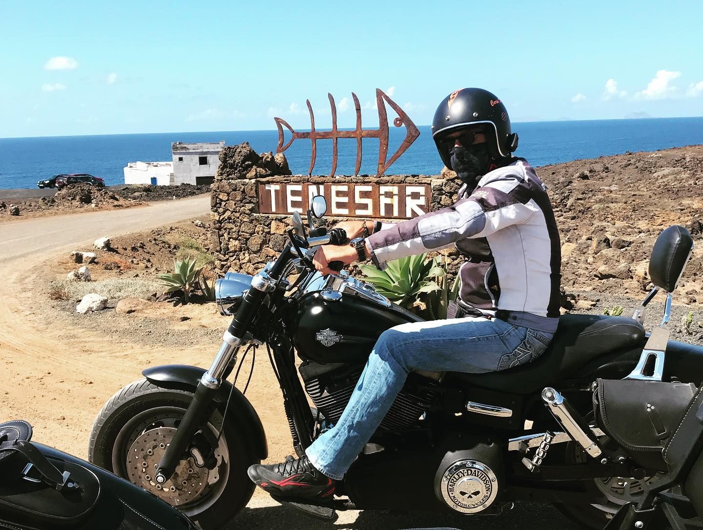 Touren mit einer Harley Davidson auf Lanzarote
