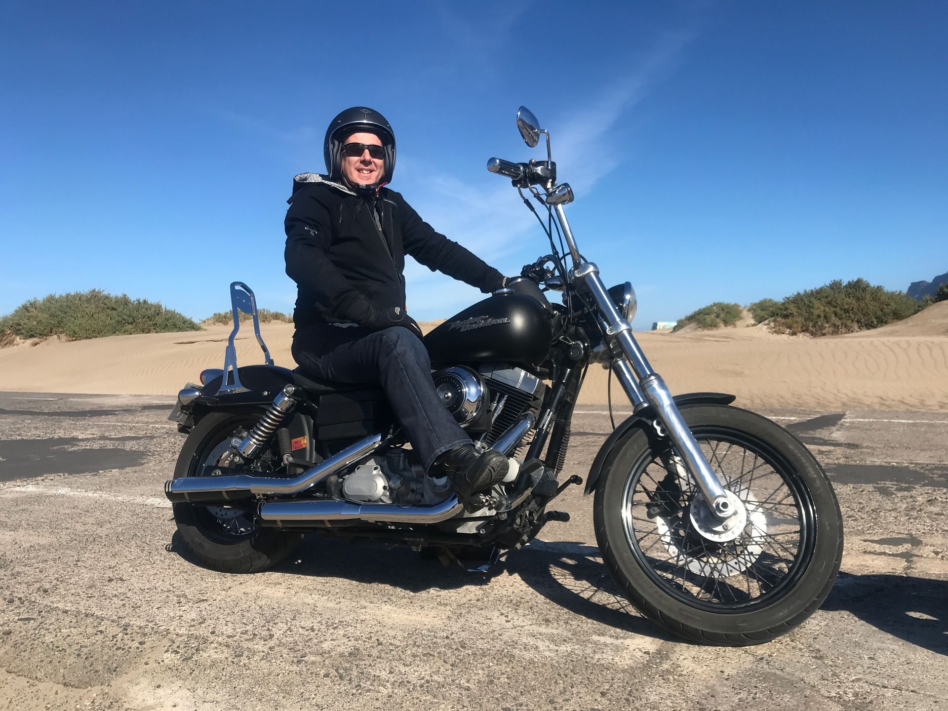 Touren mit einer Harley Davidson auf Lanzarote