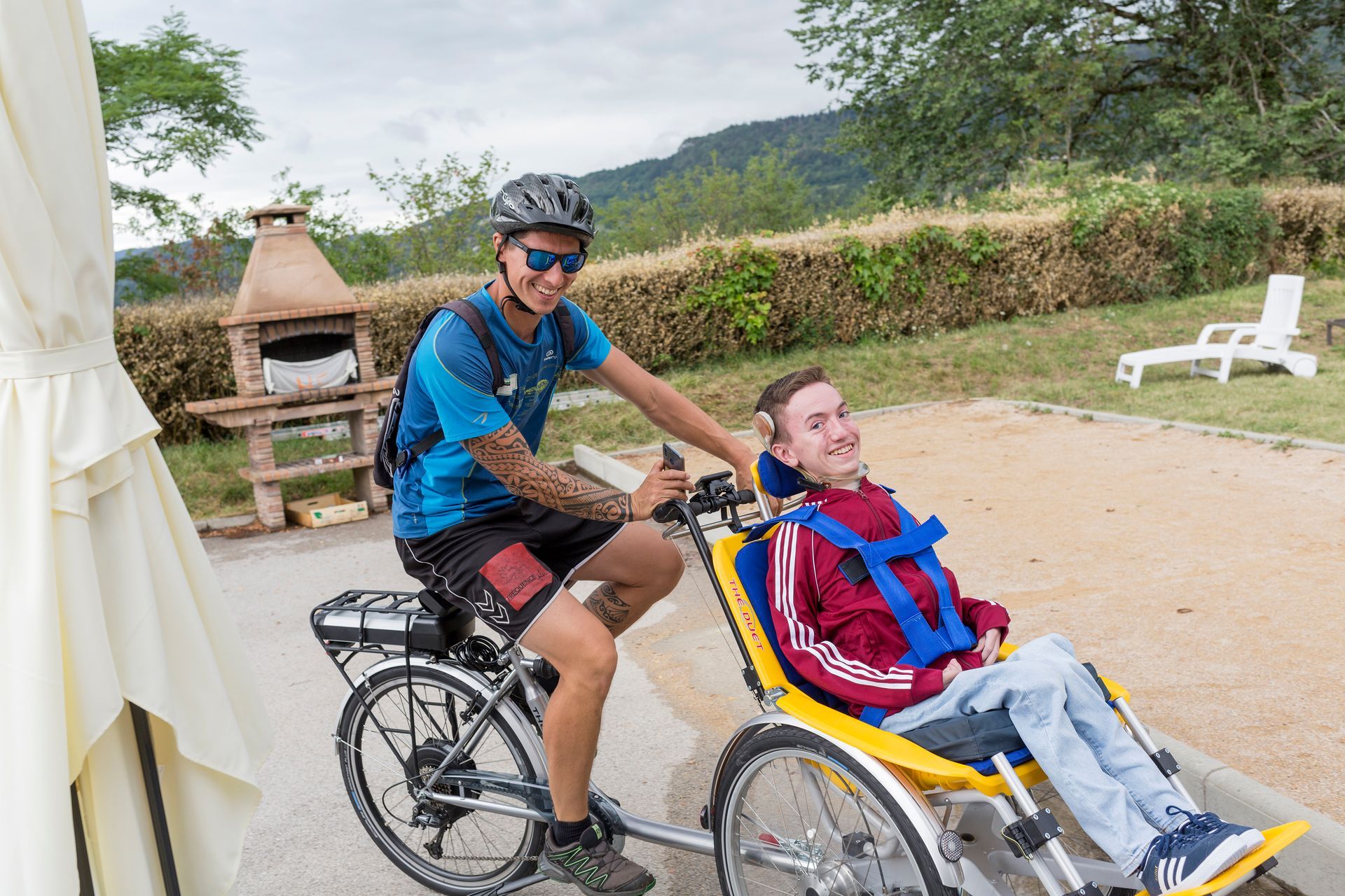 Vélo pousse Balade en vélo pousse