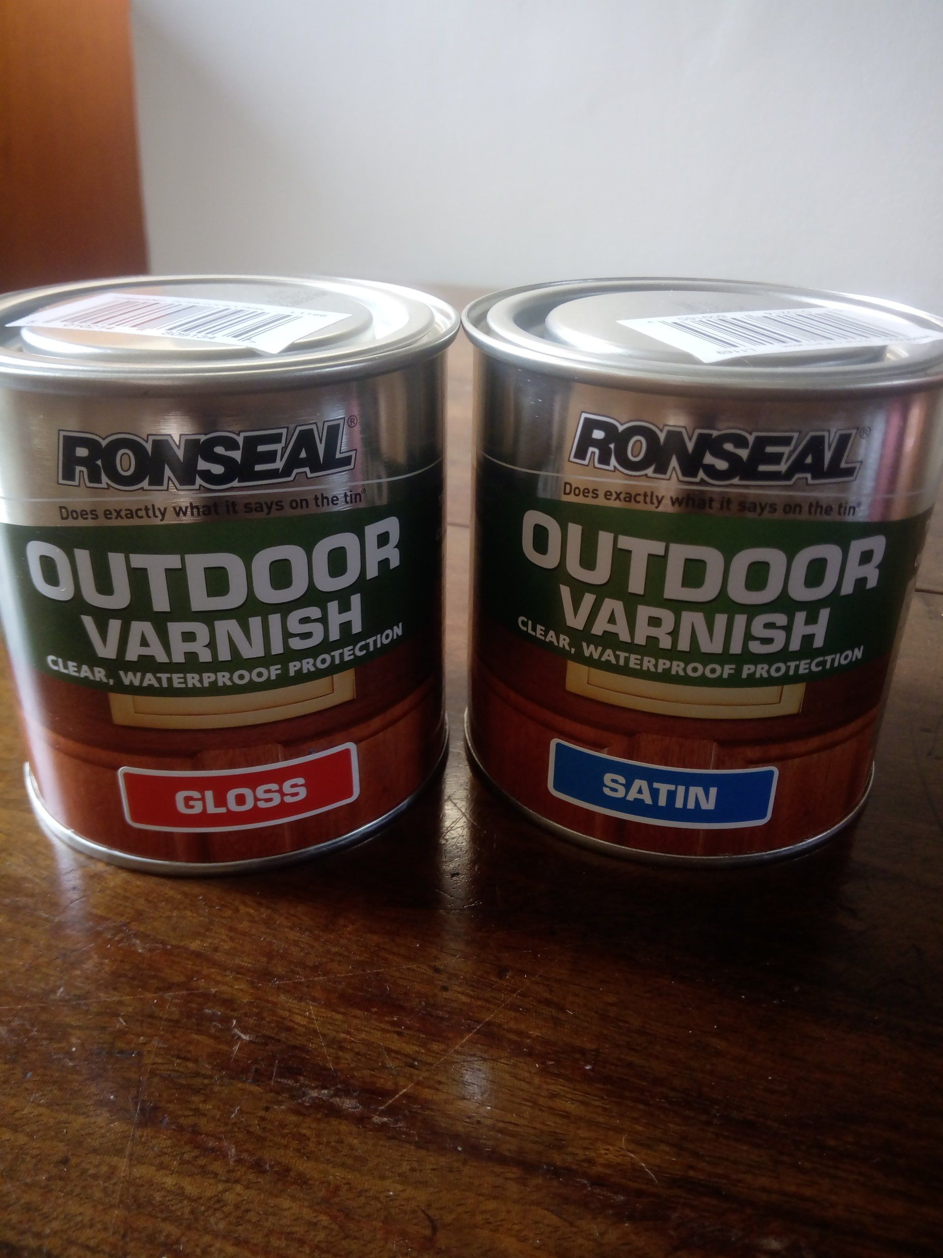 Gloss and Satin Varnish