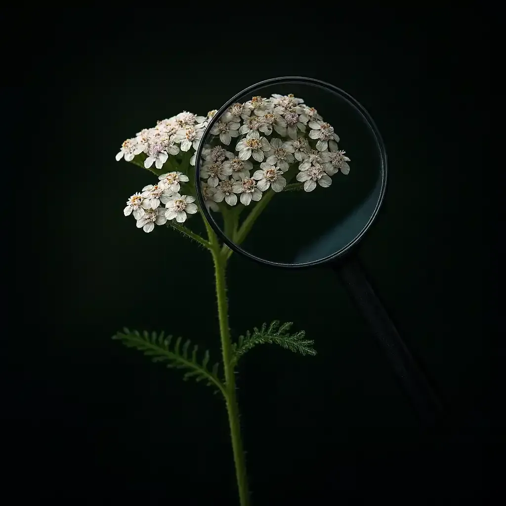 Wildkräuter Rotklee, stilisiert