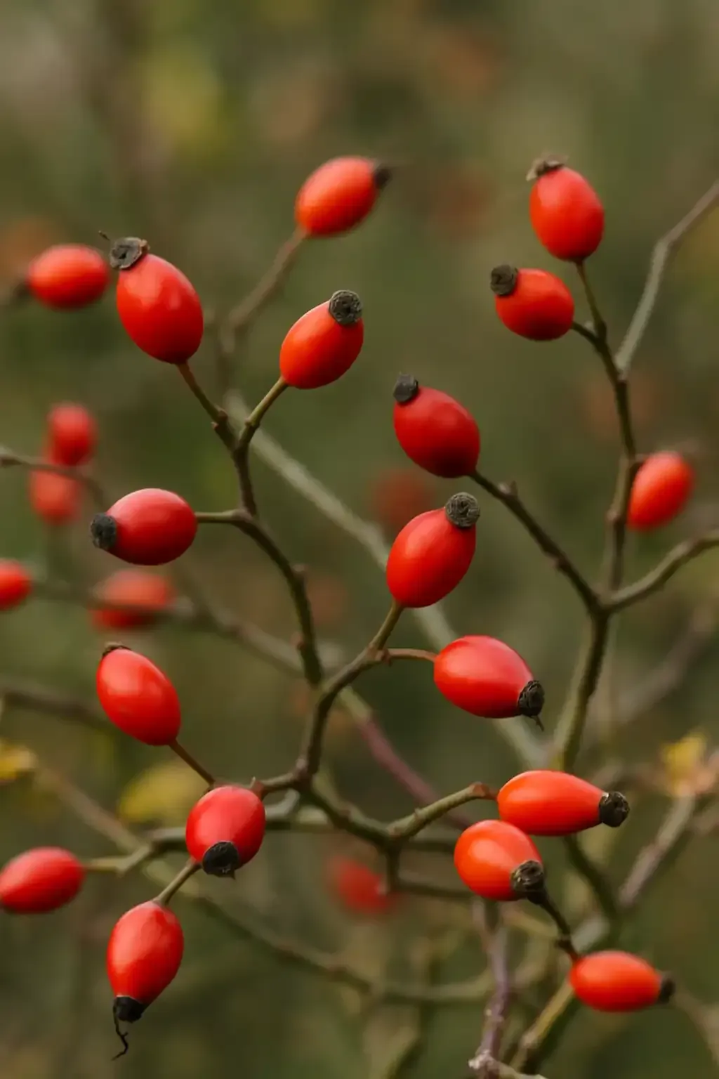 Hagebutten im Herbst erkennen