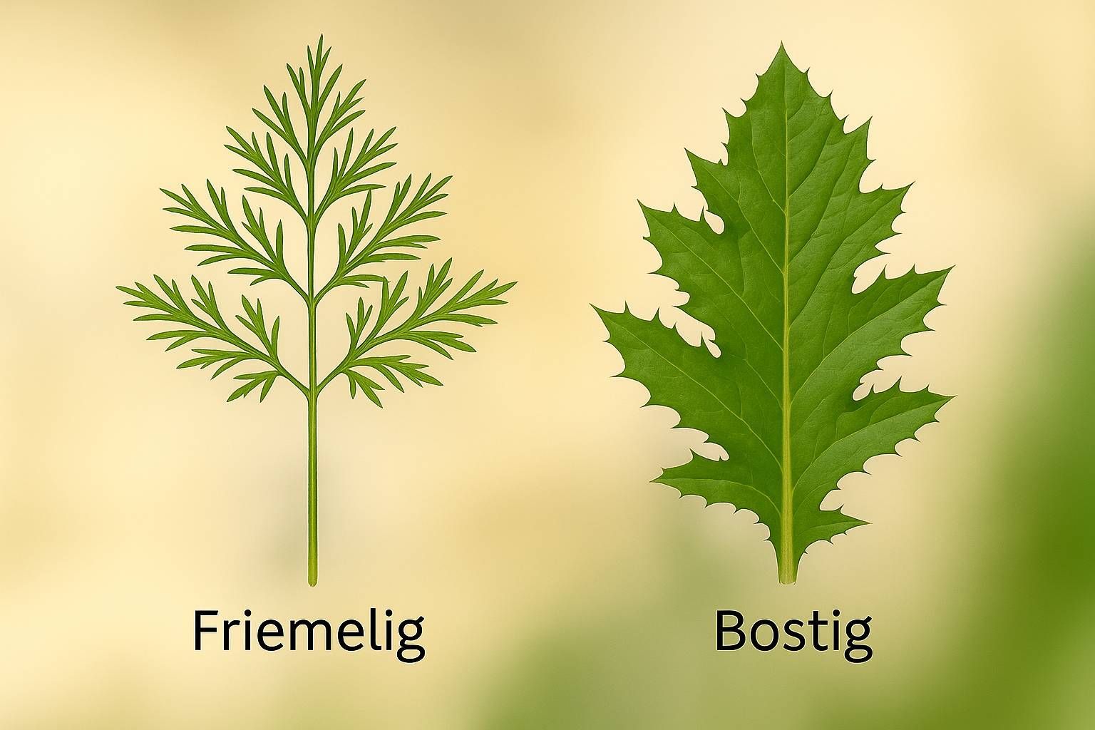 Blattform Pfriemlich vs Borstig